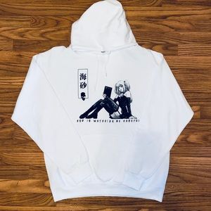 🚨ON SALE!! ⚡️MISA White hoodie “KiRA God is watching BE CAREFUL DeathNote⚡️
